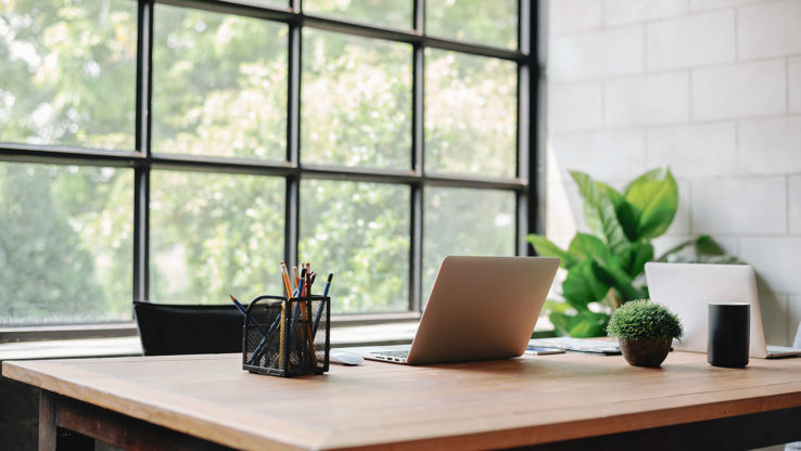 Arbeitzimmer im Home Office