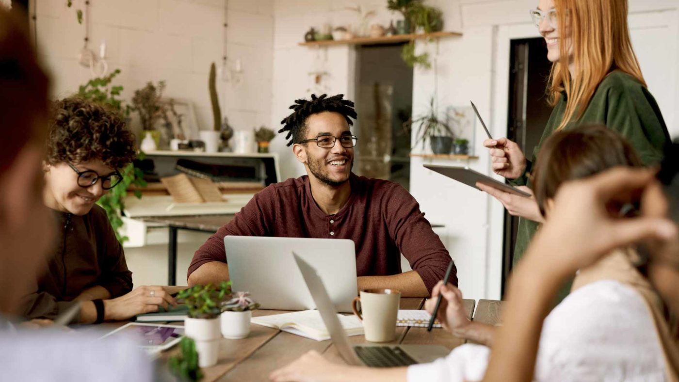 Entspannte Office Situation